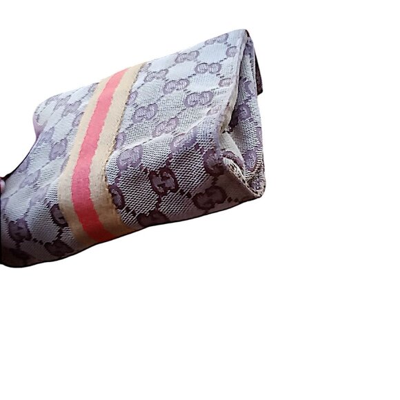 GUCCI Vintage Canvas GG Sherry line Clutch EUC - Picture 6 of 9